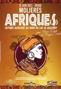 Afriques lecture musicale à Molières (82) - 2021